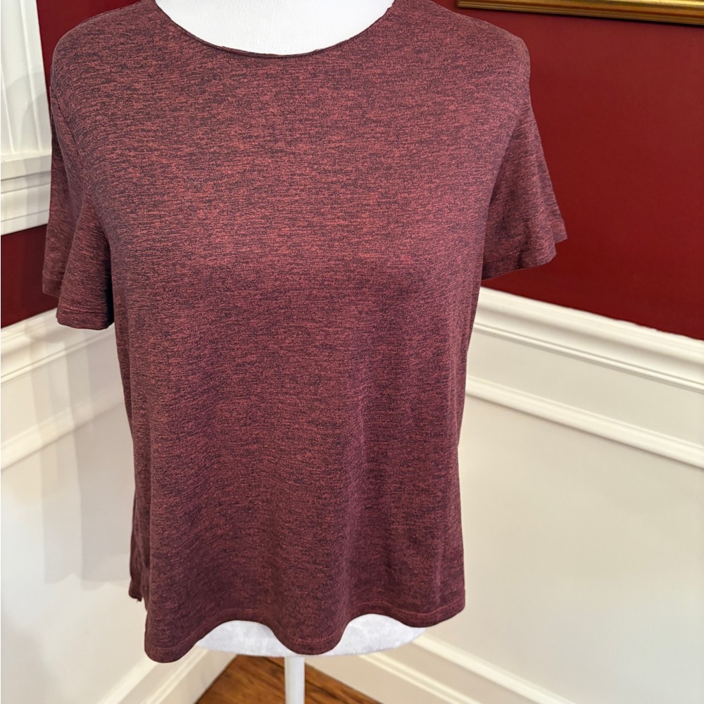 Zella Maroon Short Sleeve Tee